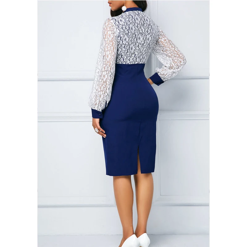 Белое платье из кружева на лето и осень для женщин 2020 года, повседневное, плюс-сайз, облегающее, элегантное, сексуальное, с длинными рукавами для вечеринок, размер 5XL.