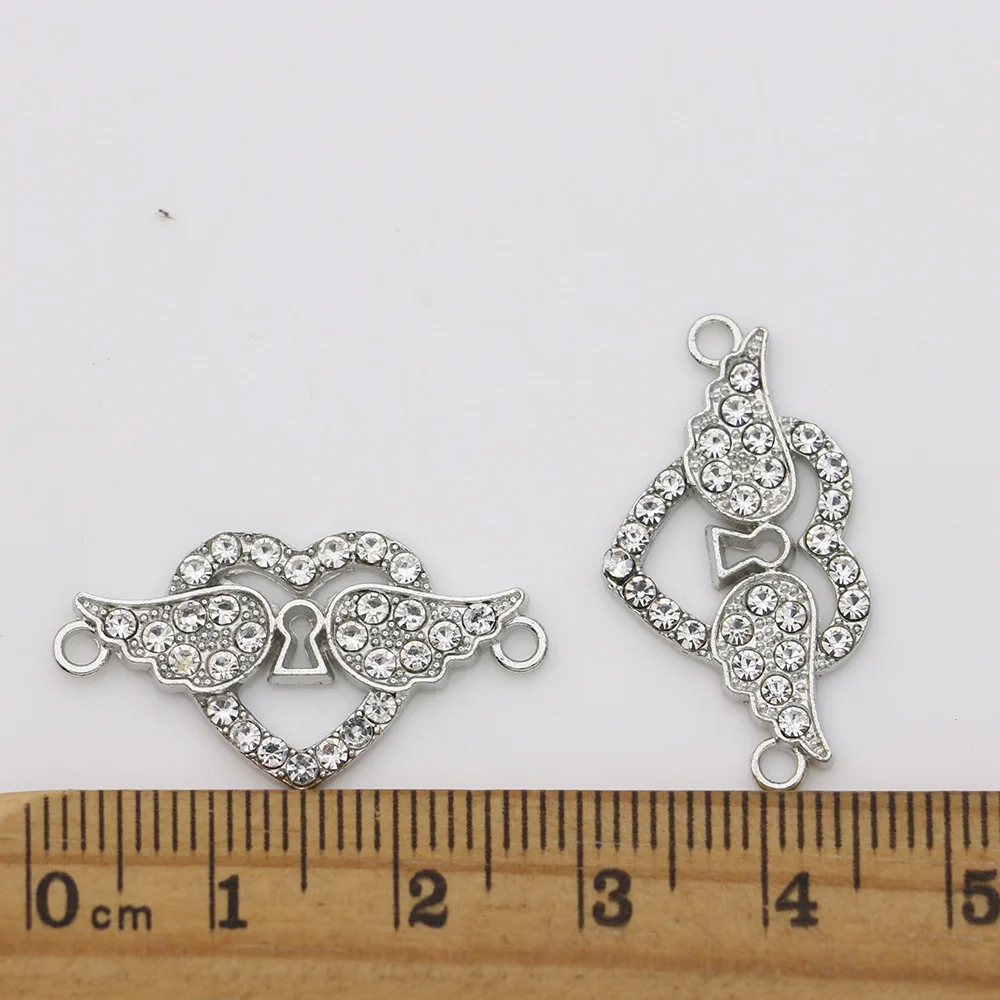 5 шт. посеребренные соединители для браслета 25 х12 мм |