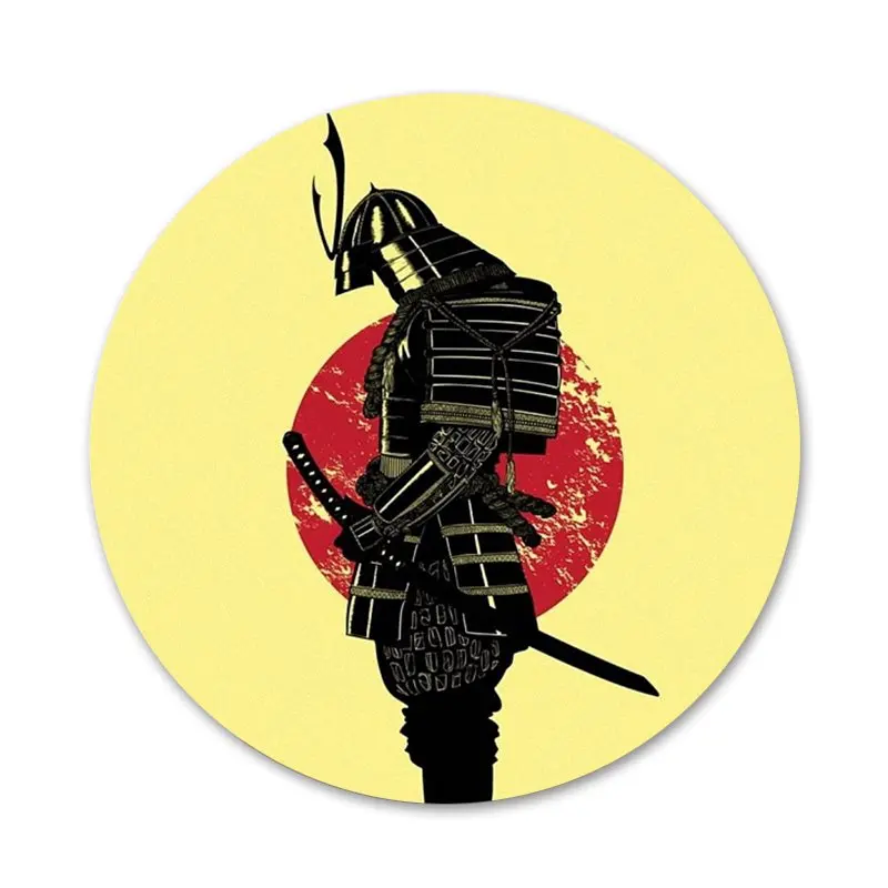 

apanese Samurai art Badge Brooch Pin Accessories For Clothes Backpack Decoration gift
