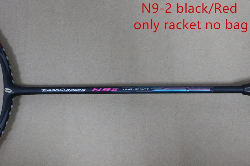 N9-2 ракетки для бадминтона nano carbon высокое качество N9II ракетка для бадминтона - Цвет: N9-2 red no bag