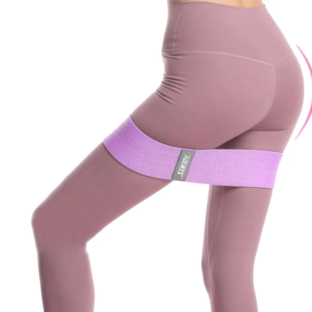 

1 Set Gradient Elastic Band Resistance Band Elastic Band Durable Hip Resistance Belt for Fitness Yoga Workout Sports (Cyan + Pin