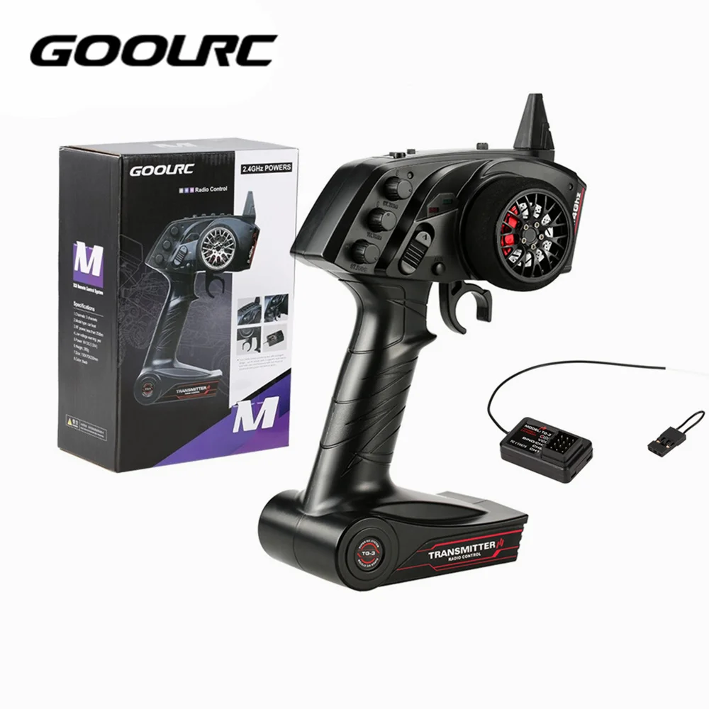 Высокое качество, GoolRC TG3 2,4G 3CH RC передатчик, цифровой радио пульт дистанционного управления, передатчик с приемником для RC автомобиля лодки