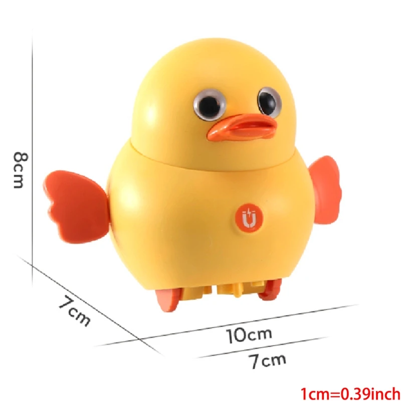 

T5EC Electric Jumping Chicken Cartoon Animal Toy Gift Baby Induction Magnetic Chick Duck Owl Lined Up Walking Swing Toy