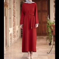 wepbel muslim dress arab islamic clothing caftan muslim middle east abaya women long sleeve party robe dress abaya long