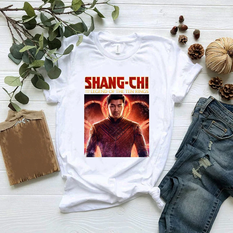 

2022 Shang Chi T Shirt The Legend Of The Ten Rings T-Shirt Women Clothes Female Clothing 90s Tees Top Short Sleeve T-Shirts