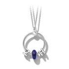 Простое ожерелье с подвеской в виде буквы ZH, ожерелье с подвеской в форме буквы о, Прямая доставка через границу, мужское и женское ожерелье сделай сам