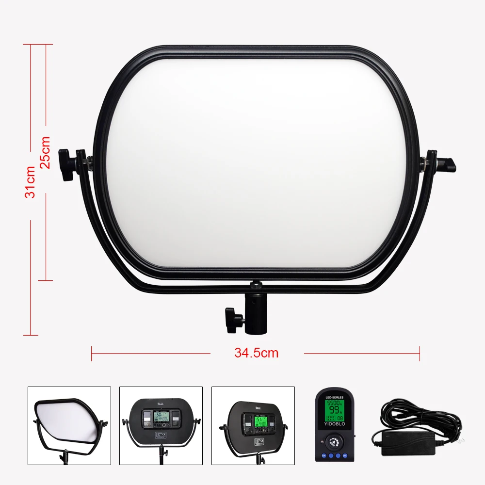 Idoblo PE-920II двухцветная ультра тонкий непрерывное мягкий светодиодный фон для фотосъемки освещение Панель 2,4G Беспроводной дистанционного Управление студийная лампа DHL