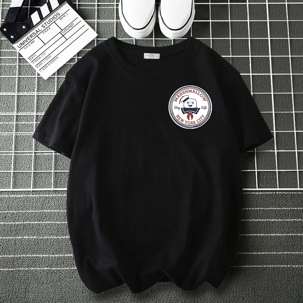 

Hot Movie Art Logo Ghostbusters Cotton T Shirt funny Tee Shirt for Men Woman Casual Loose Tops Male Hip Hop Harajuku T-Shirts