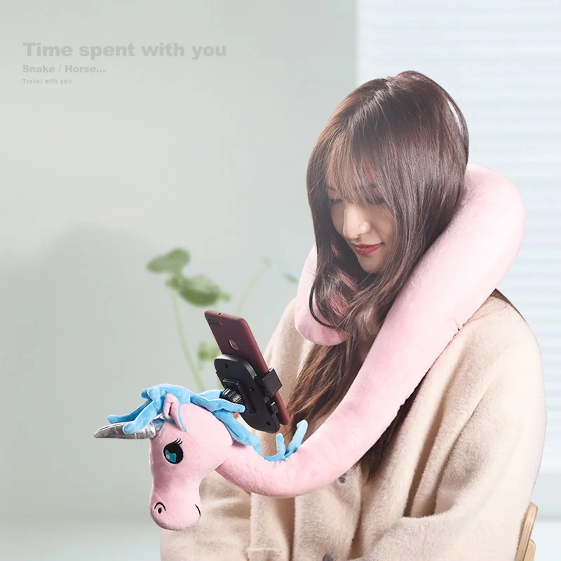 

U-образная подушка шейный позвоночник Шейная Подушка прикроватный кронштейн для ленивых