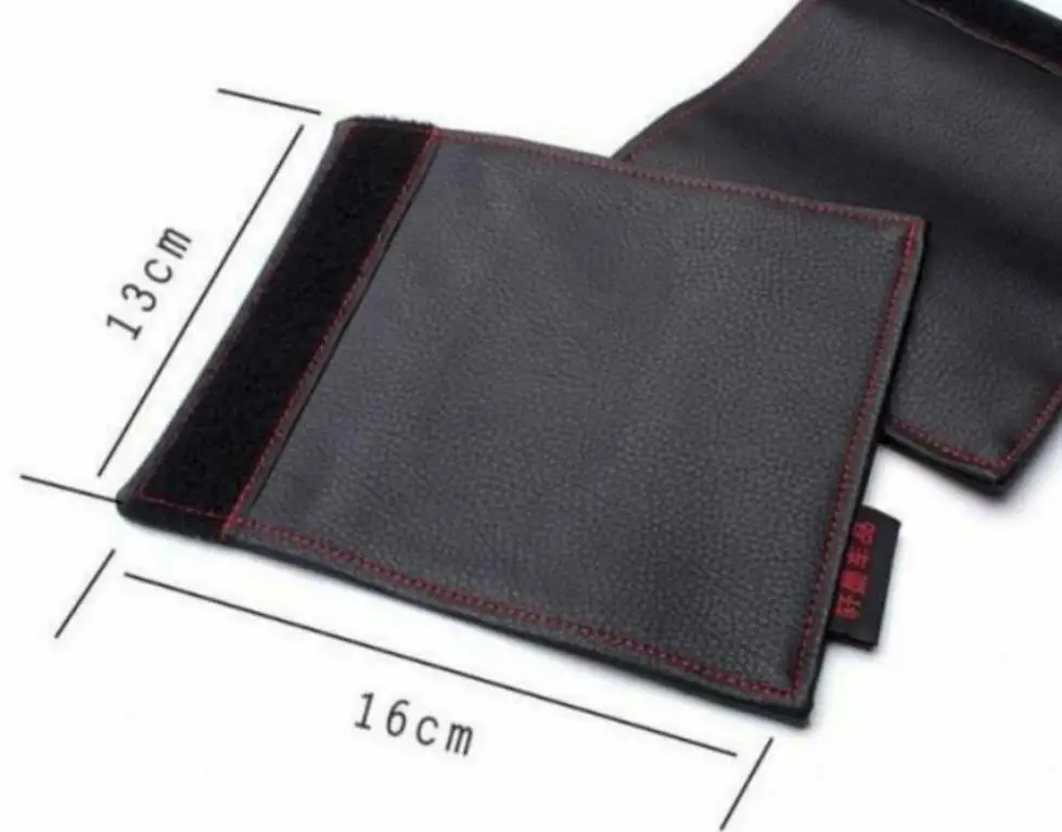 Защитный кожаный чехол для внутренней ручки двери автомобиля украшения