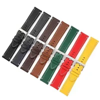 fashion leather strap business mens watch with double sided head layer cowhide soft breathable and flexible disassembly
