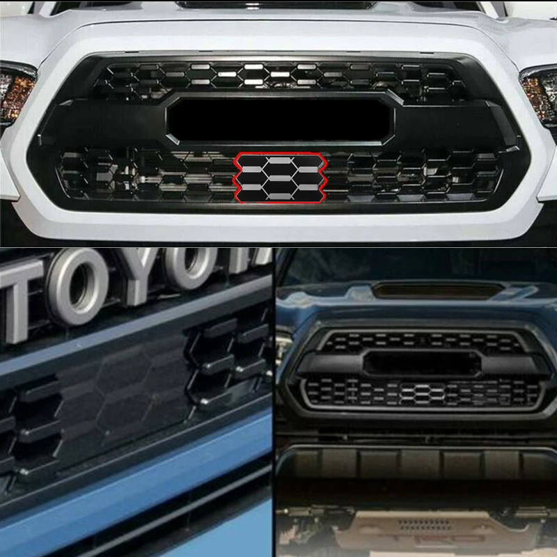IJDM решетка гарнир радиатор сенсор Крышка для 2018-2019 53141-35060 Toyota Tacoma TRD PRO передняя