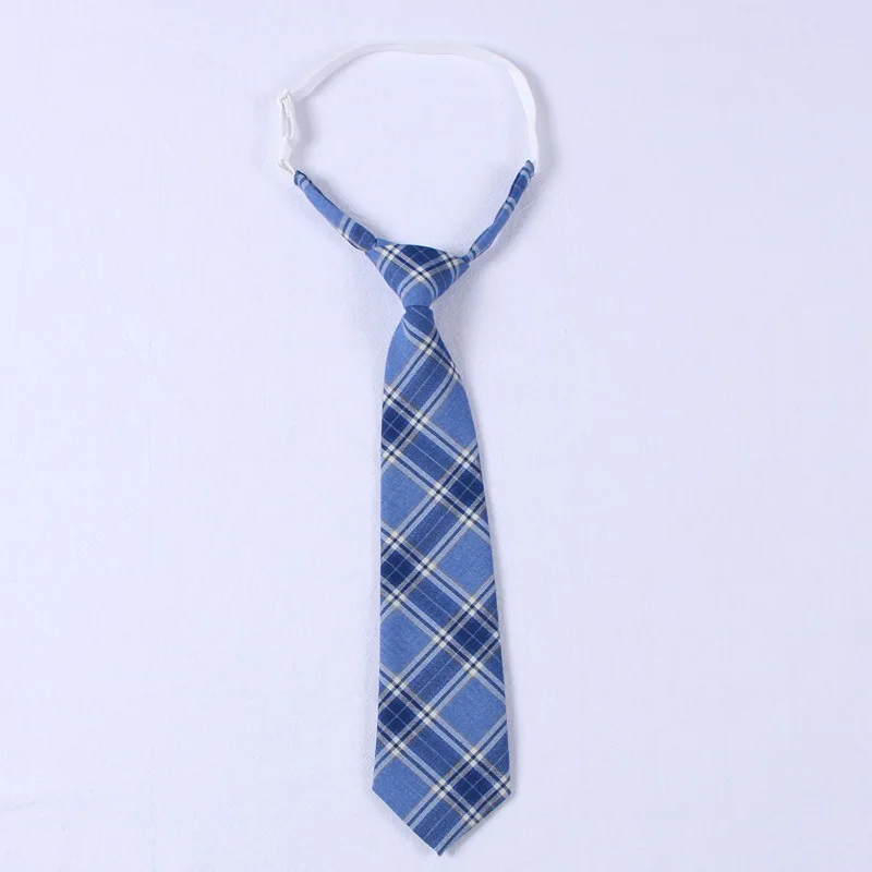 10 цветов регулируемый женщины галстуки девушка узкий галстук ДжК школьная форма аксессуары студенты одежда клетчатый галстук на.