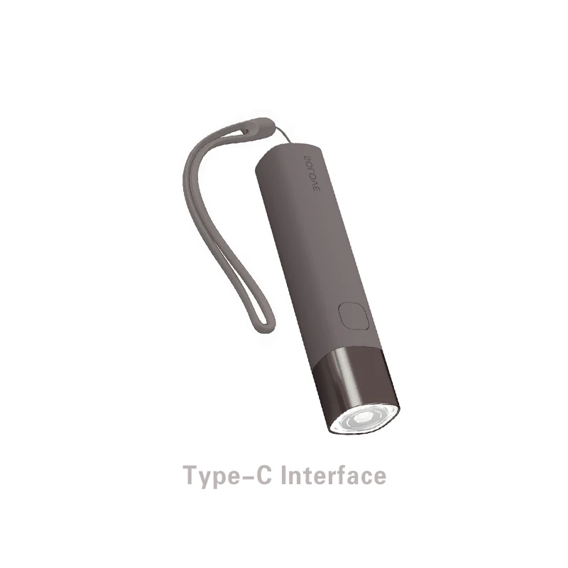 Purple XIAOMI MIJIA SOLOVE фонарик X3 портативный мобильный Мощный светодиодный открытый велосипедный фонарь SOS вспышка света ночник водонепроницаемый - Испускаемый цвет: Purple