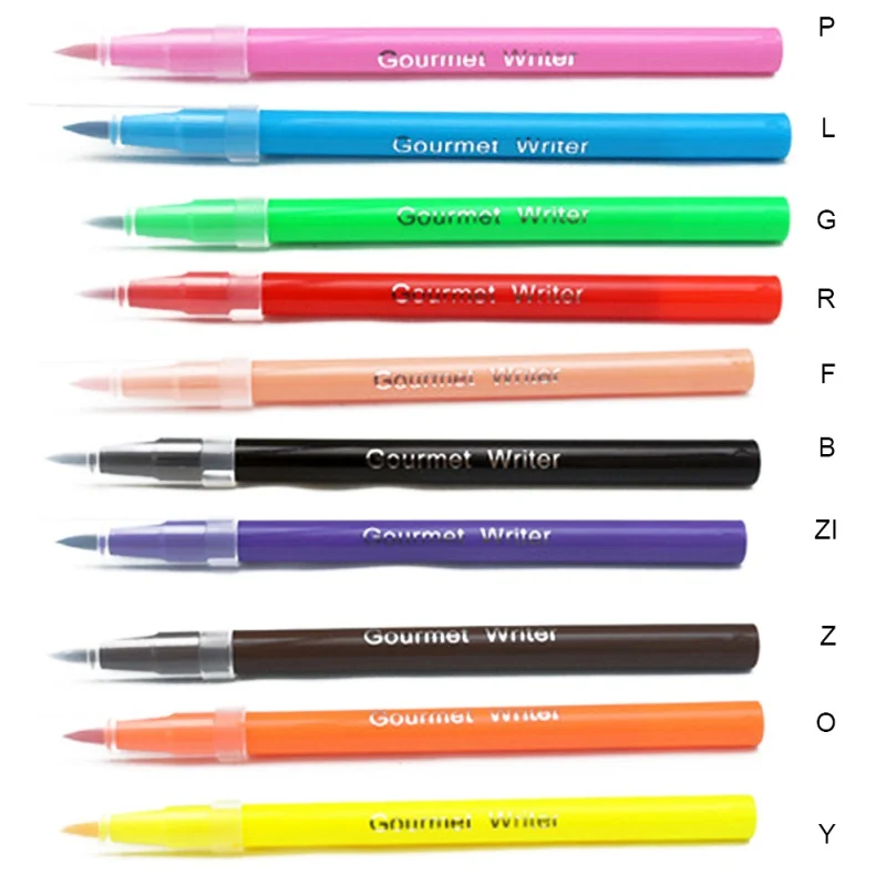 Малатион ручка щетки Еда Цвет рисунок пером Печенье Торт Кондитерские