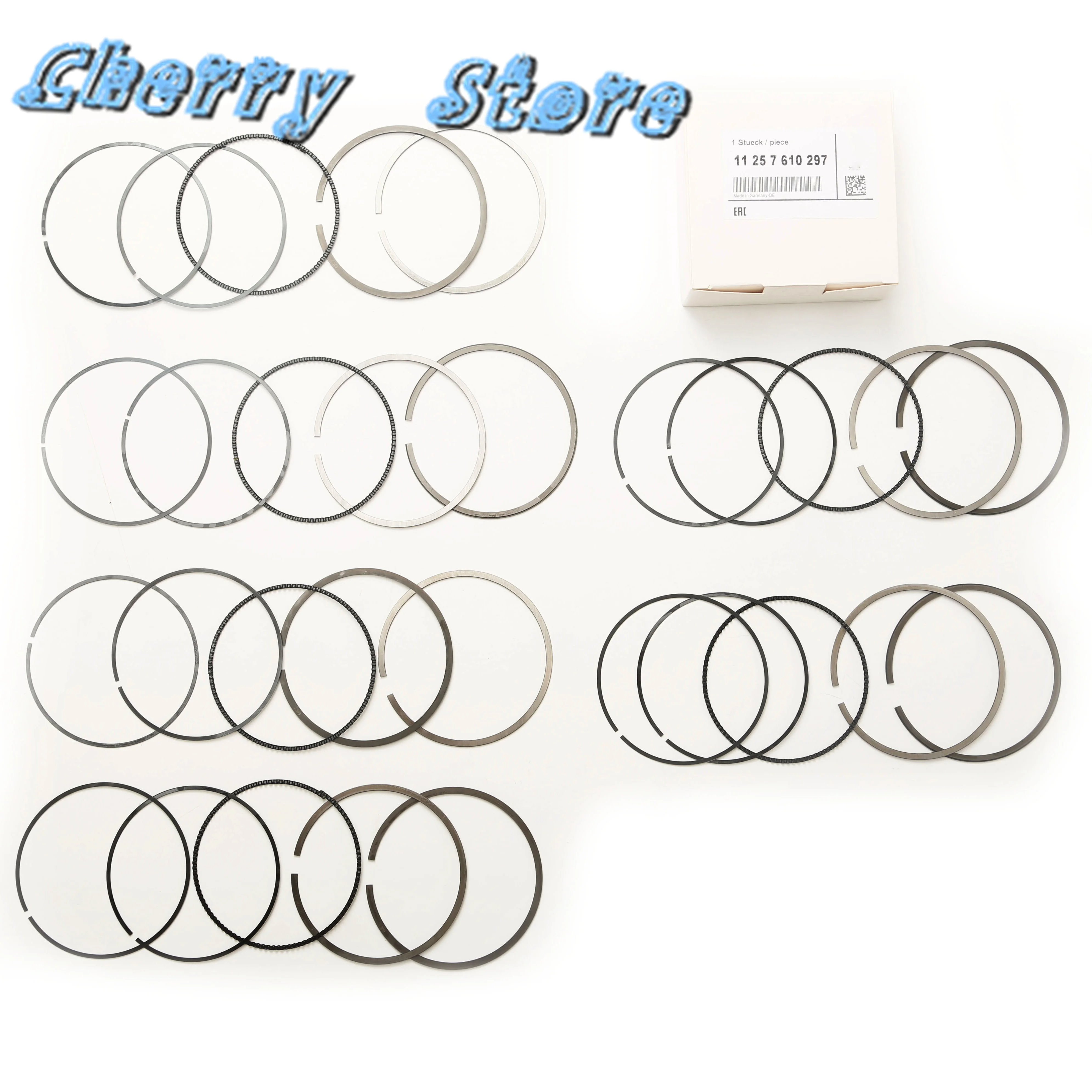 

Engine Piston Rings Set 11257589824 For BMW F02 740Li F10 535i F13 F20 M135i F32 435i E92 E90 E93 X3 X4 X5 X6 Z4 N55B30A 3.0T L6