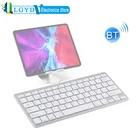 Ультратонкая Беспроводная клавиатура Bluetooth WB-8022 для iPadSamsungHuaweiXiaomiпланшетных ПК или смартфонов, многоязычная клавиатура