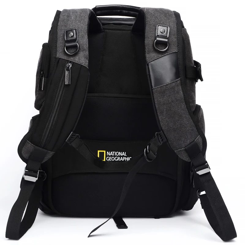 Рюкзак для ноутбука National Geographic NG W5072 кожаный вместительный дорожный портфель