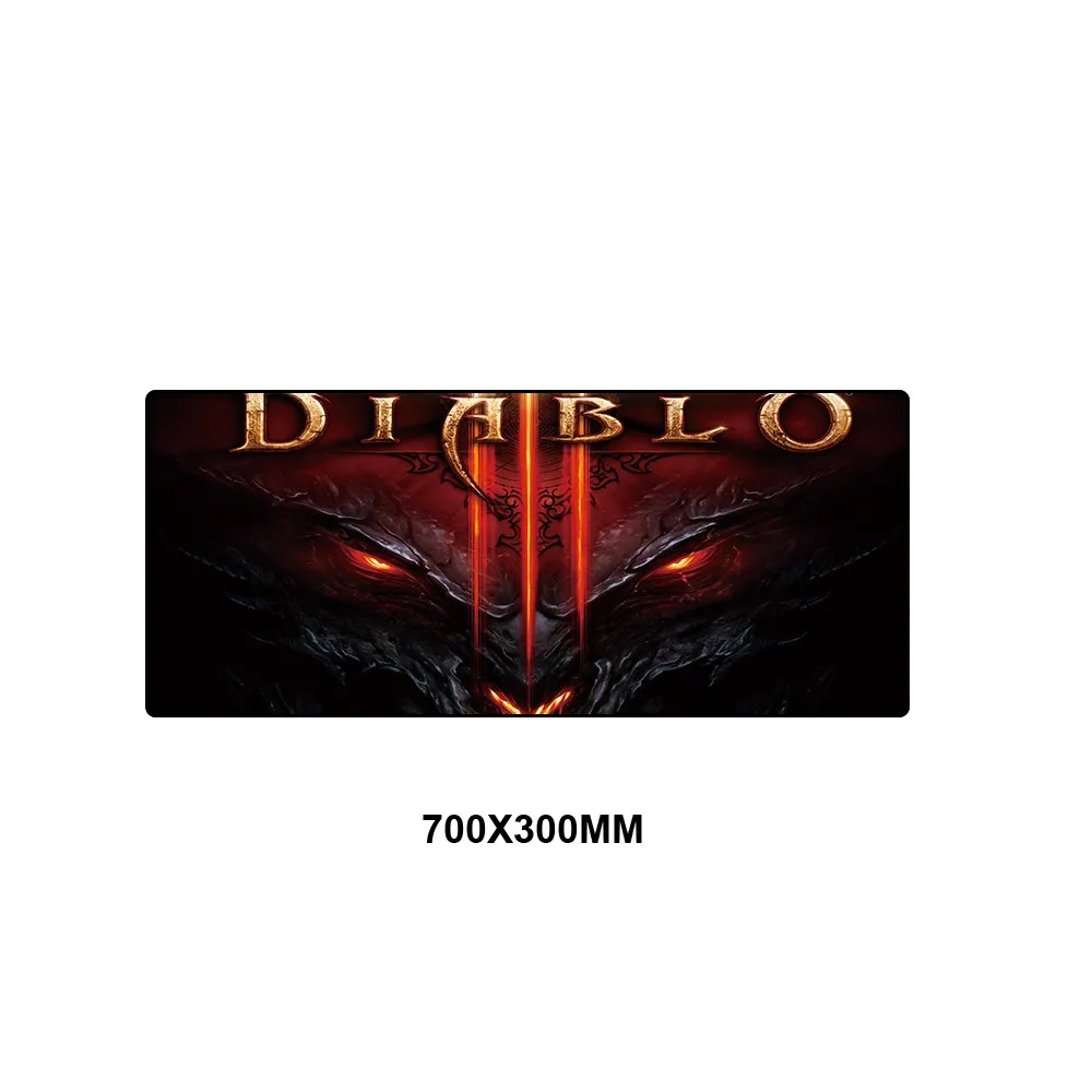 Diablo 3 коврик для мыши резиновый коврик XL большой игровой коврик для мыши геймер Противоскользящий ПК коврик для мыши Lockedge HD офисный коврик мышь для ноутбука - Цвет: AHPHS-005
