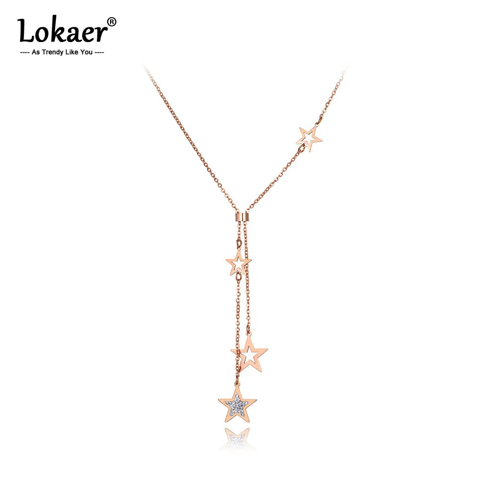 Lokaer оригинальное ожерелье чокер из титановой глины нержавеющей стали с