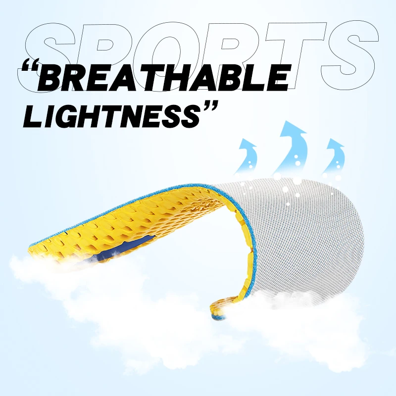 3ANGNI Orthotic Insoles Shoes & Accessories Orthopedic Memory Foam Sport Insole Support Insert Woman Men Shoes Feet Soles Pad