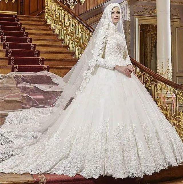 2020 в винтажном стиле с длинным рукавом высоким воротом мусульманское