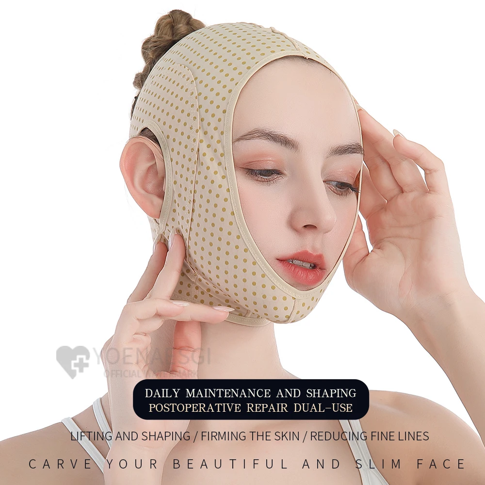 Подтягивающая маска для лица сна бандаж с v-образным вырезом Антивозрастная и