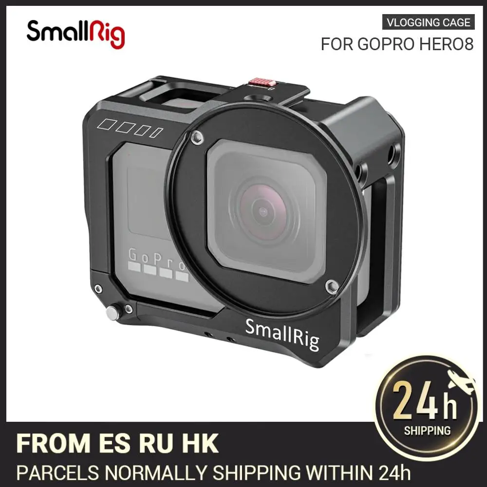 Клетка для видеосъемки SmallRig с 52 мм фильтром GoPro HERO 8 черный корпус из алюминиевого