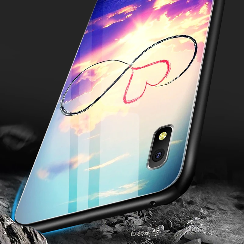 Для samsung Galaxy J4Plus M10 M20 M30 Note9 закаленное Стекло чехол A10 A20 A30 A40 A50 A6S A70 A8S A80 A90 противоударный чехол-держатель