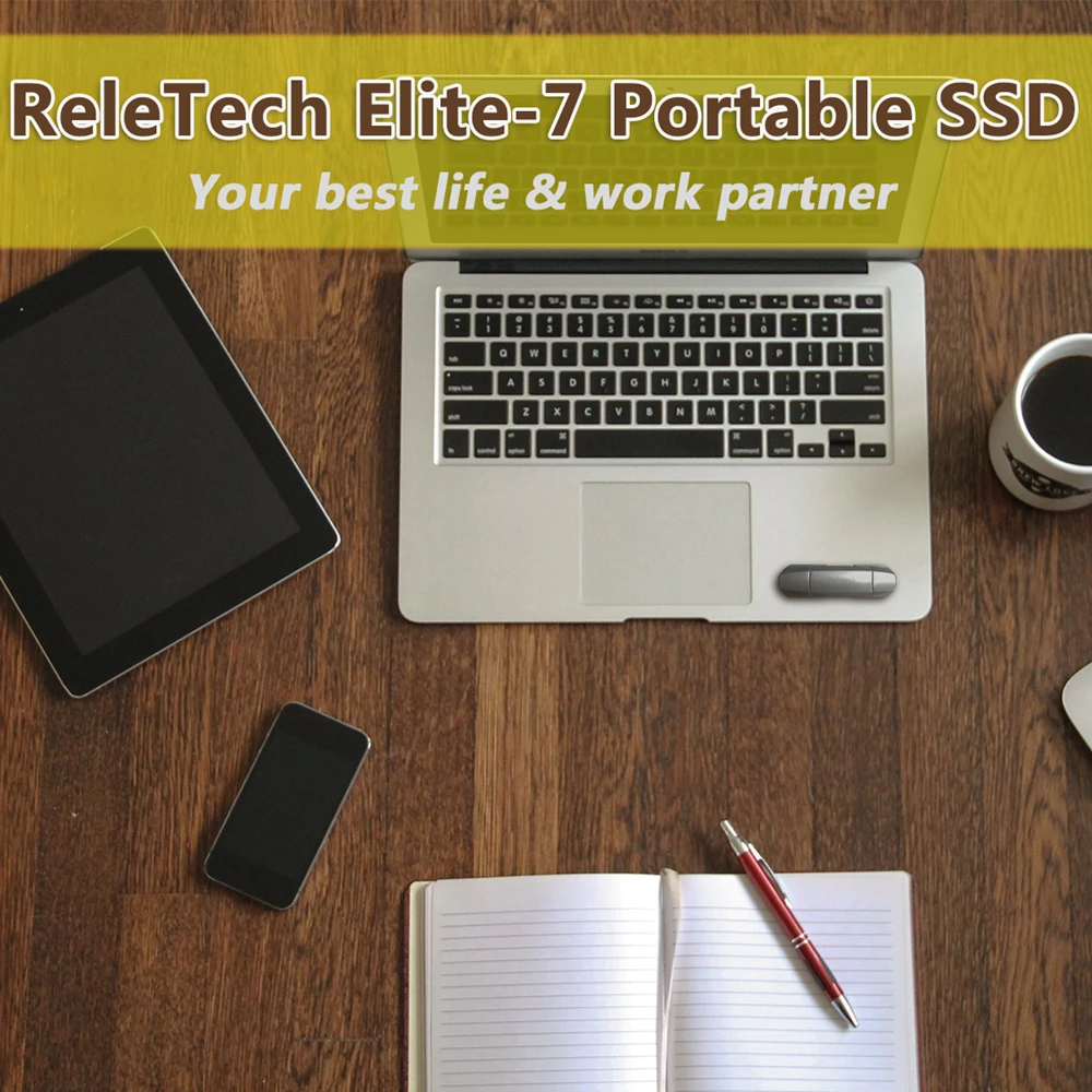 Портативный твердотельный накопитель Reletech Elite F7 с интерфейсом USB 520 и 250 |