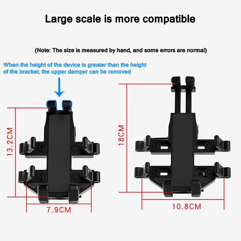 

Motorcycle Octopus USB 5V Phone Bracket Off-Road Riding Mobile Navigation Bracket Aluminum Alloy With Switch
