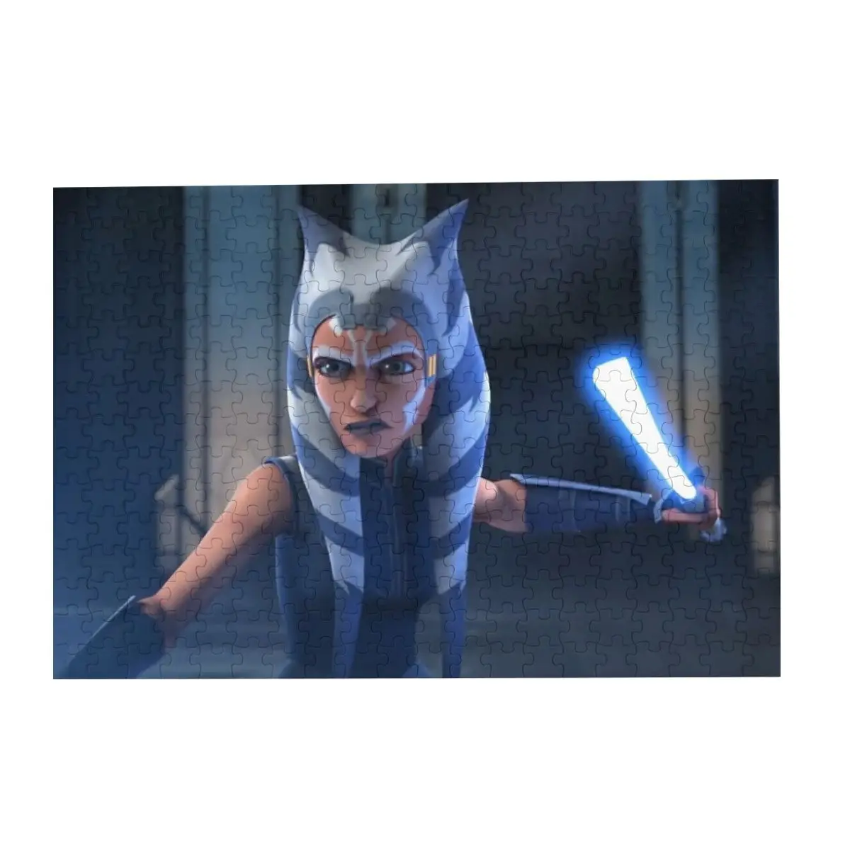Деревянные пазлы Ahsoka Tano 5000 элементов индивидуальный настенный коллаж набор