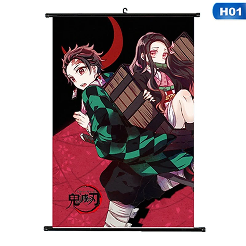 Плакат стена прокрутка лезвие Разрушителя демонов 2019|Рисование и каллиграфия| |