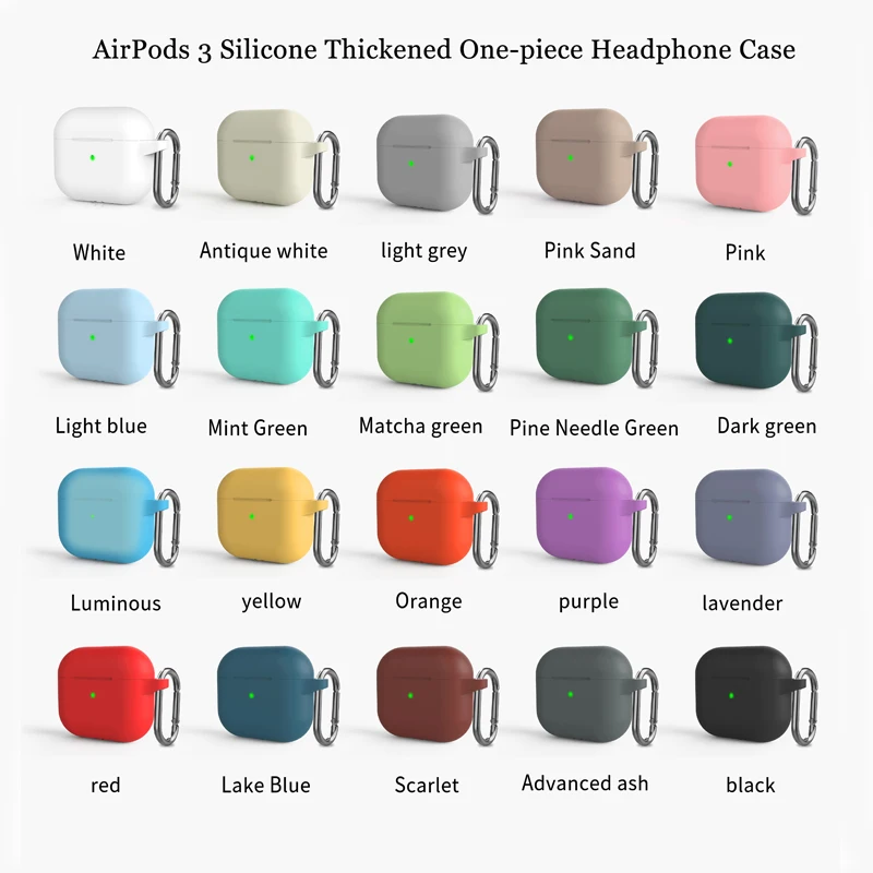 Liquid Soft Slicone Case For Apple Airpods 3 2 1 Pro Wireless Bluetooth Earphone Protection Cover Air Pods Charging Coque | Электроника