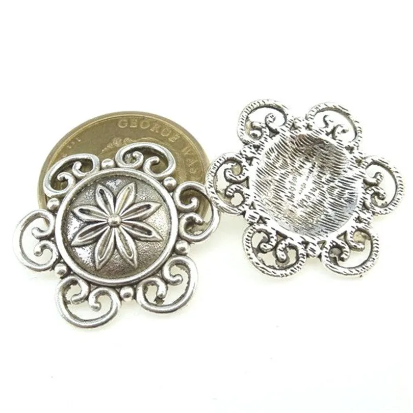 

5 шт. античные серебряные металлические подвески в виде лепестков цветов, Ювелирная фурнитура «сделай сам» 13007