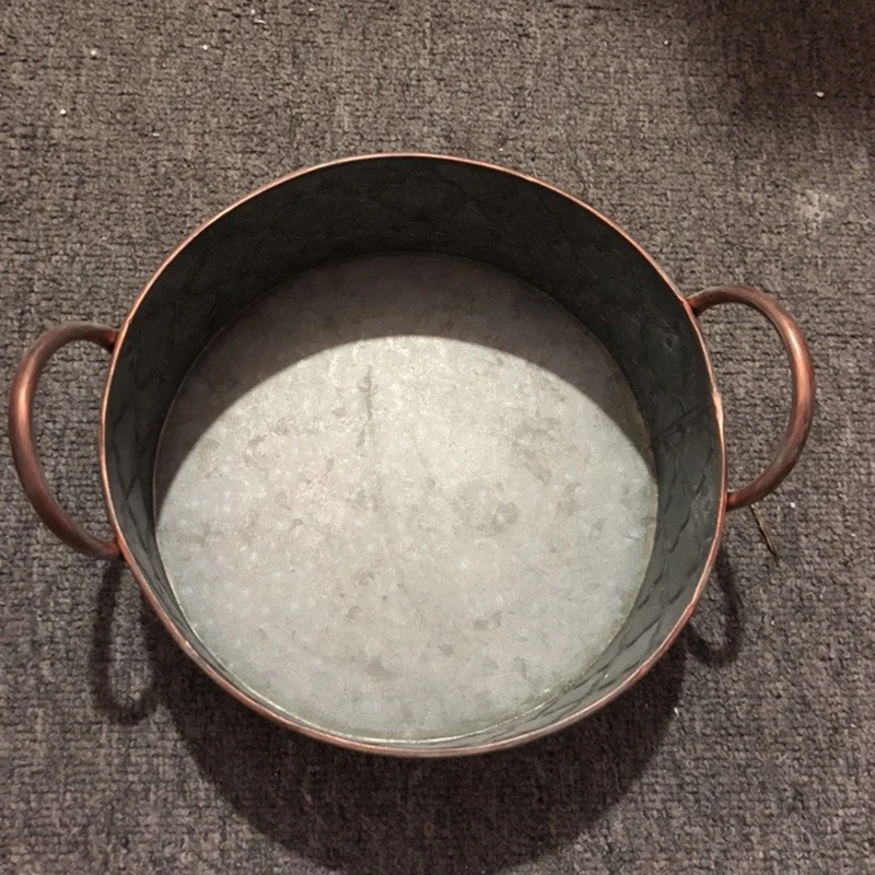 Ретро металлическая корзина для хранения хлеба с ручкой скандинавский Железный