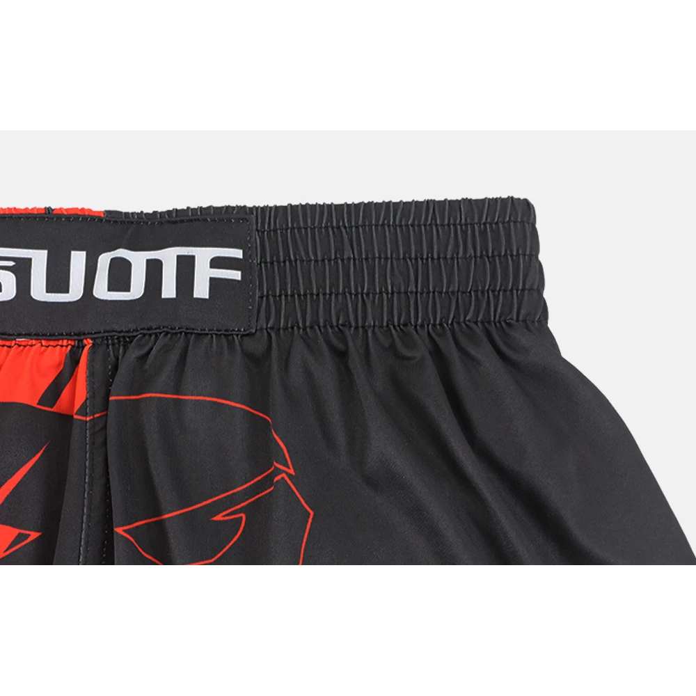 SOTF Men's Boxing Shorts MMA Clothing Muay Thai Taekwondo Shorts Fighting Fitness Fighting Pants Children's Sanda Sports Pants