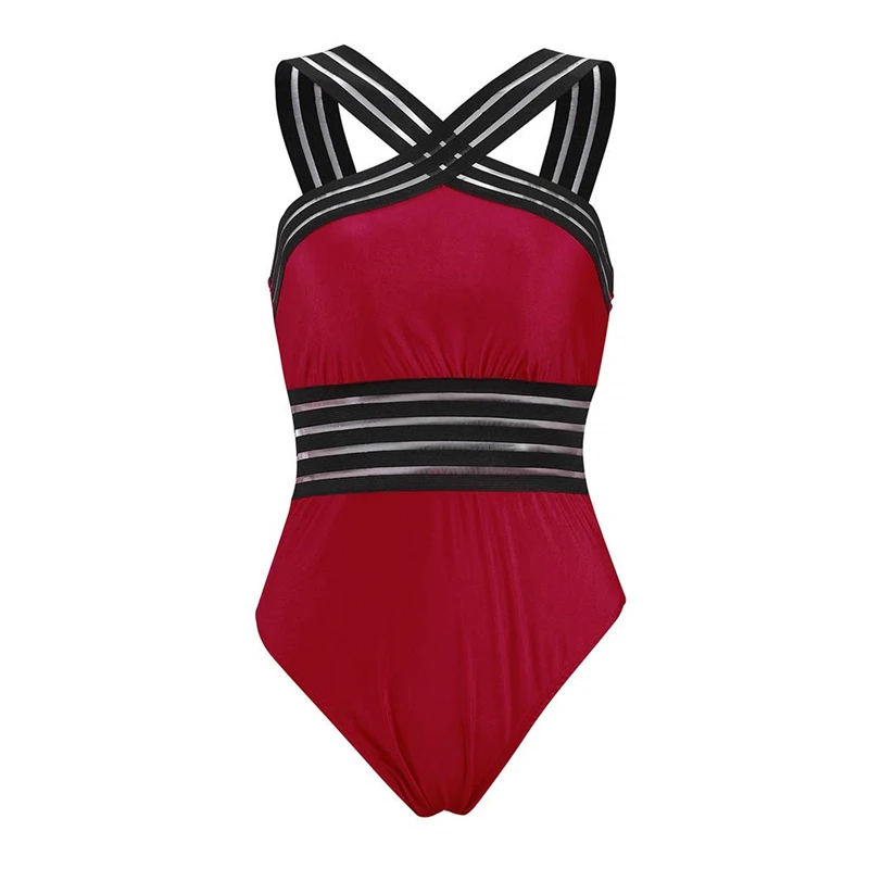 

Women's One Piece Swimsuit Monokini Swimwear Bathing Suit Push Up Bikini Beach