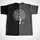 Мужская футболка COOLMIND, из 100% хлопка, с изображением математического дерева, Повседневная забавная Мужская футболка с коротким рукавом, крутая свободная футболка с математикой, Мужская футболка, Топ