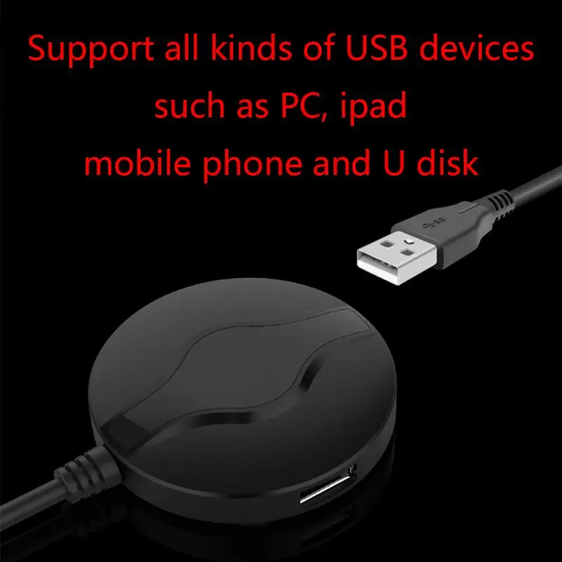 

4Port USB HUB Adapter USB2.0 Splitter Multi Expander for PC Laptop Cellphones