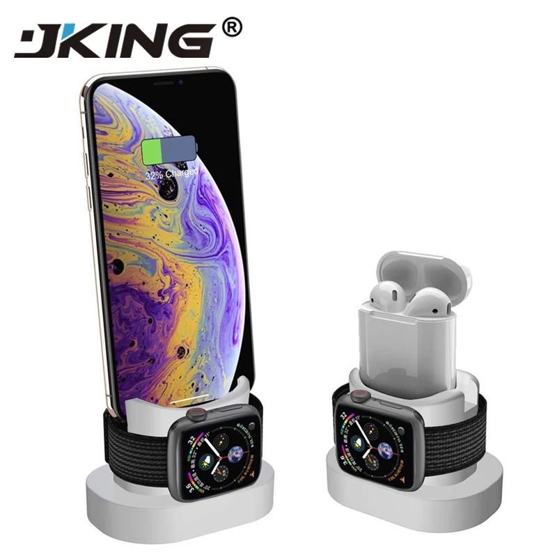 3 в 1 зарядная док станция Мягкая силиконовая мини Портативная настольная