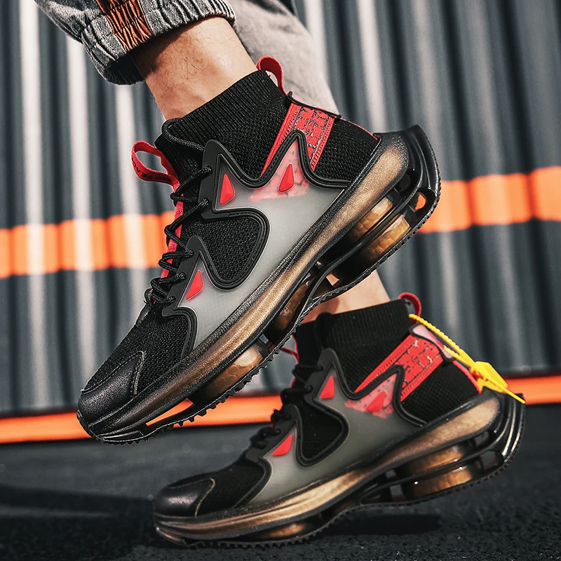 Модные беговые кроссовки Flyingg Line для мужчин Высококачественная дышащая