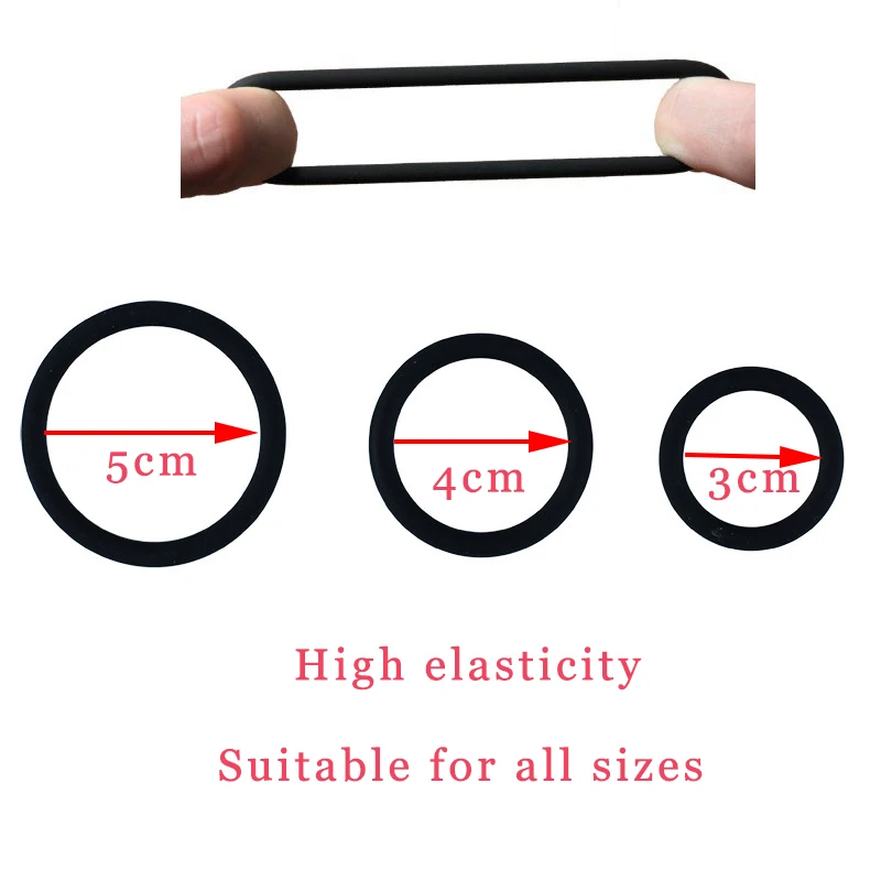 3 шт. кольцо для пениса увеличения эрекции секс игрушки мужчин Задержка эякуляции
