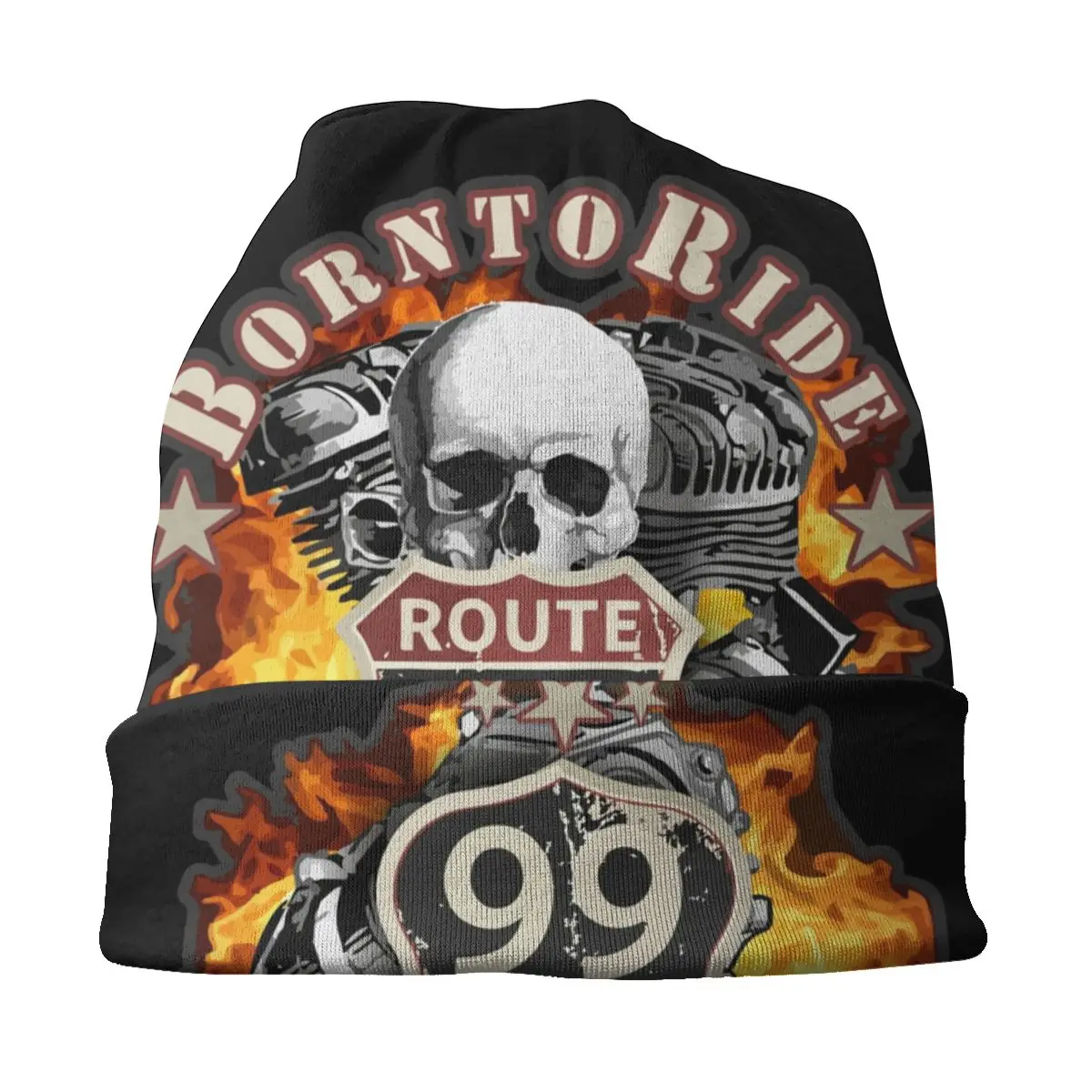 Винтажные шапки Route 66 для мотоциклистов с американскими знаками уличные шапочки