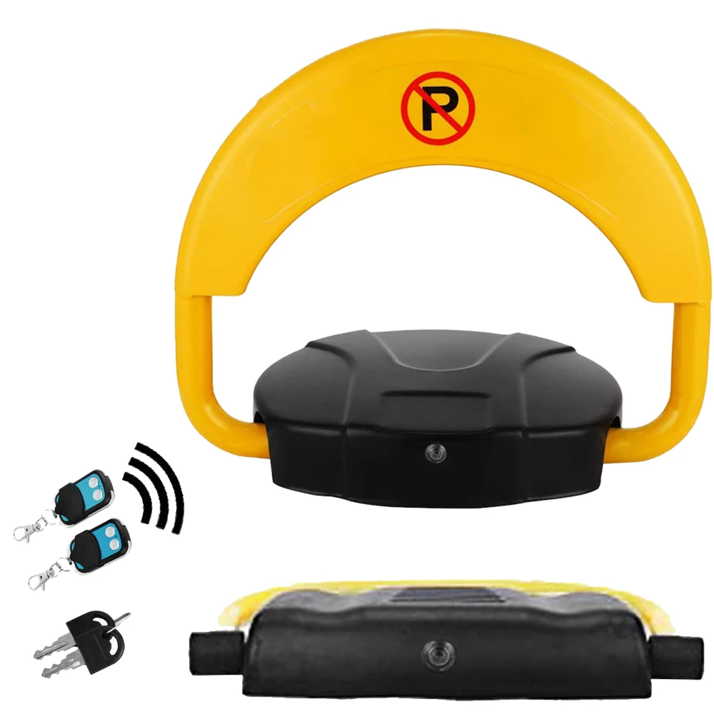 

Automatic Parking Lock + Remote Control, Auto Induction Alarm Private Car Parking Latch, Carport Driveway Space Barrier Guard