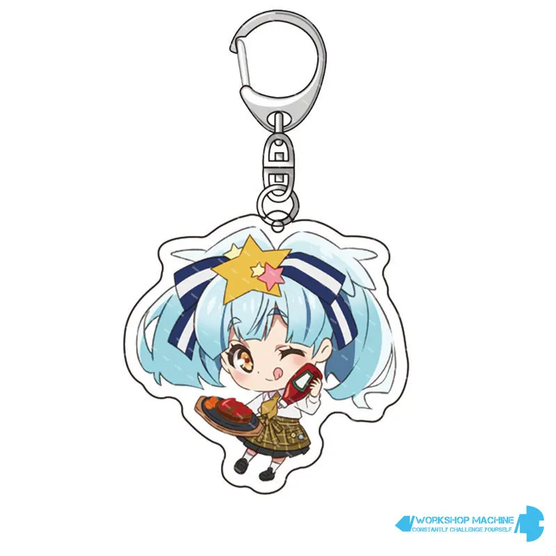 

Zombie Land Saga Sakura Minamoto Saki Nikaido Ai Mizuno Acrylic Animation Keychain, Mobile Phone Pendant, Backpack Pendant