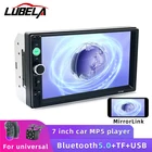 Автомагнитола LUEBLA, мультимедийный видеоплеер mp5 с 7-дюймовым дисплеем, FM-радио, стереоприемником, аудио, Bluetooth, mp3, USB, камерой, типоразмер 2 din