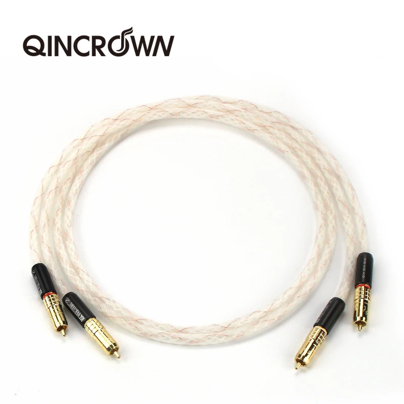 Пара Taralabs RSC vector RCA audio 8 n серебристый кабель для соединения Золотой штекер Hifi |