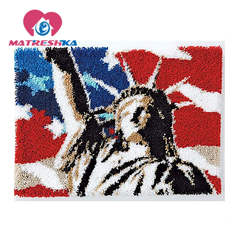 

Freedom latch hook rug kits carpet embroidery carpet embroidery hook needlework button package crafts do it yourself home decor