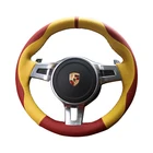 Оплетка для руля Porsche Cayenne Panamera 2012 2013 2014, чехол для руля Porsche